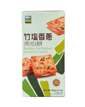 JH Scallion Sandwich Cracker 甲賀之家 香蔥蘇打夾心餅 126g