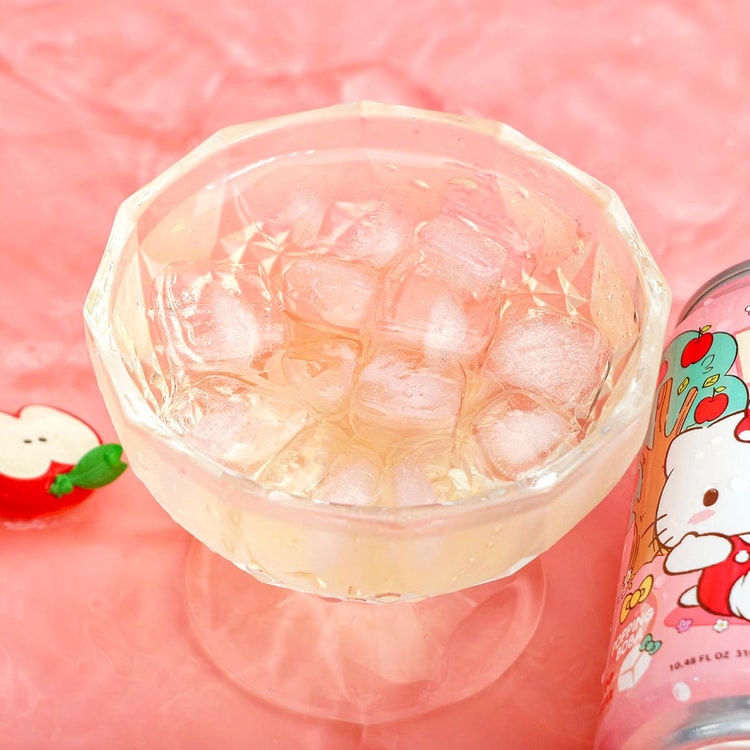 Hello Kitty - Apple Jelly Boba Soda 蘋果蒟蒻波霸氣泡飲 310ml