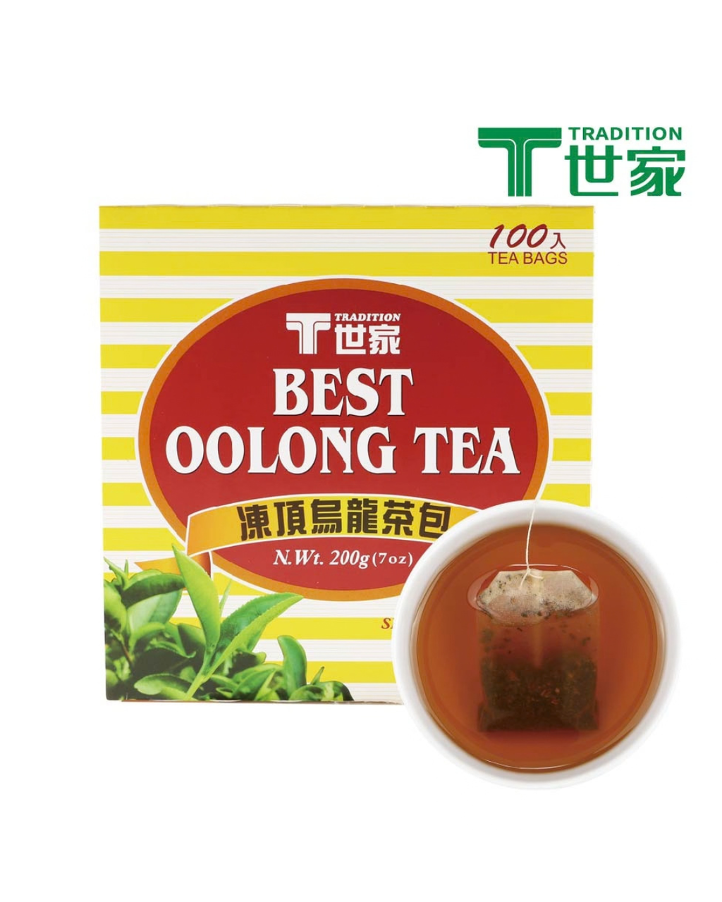 Tradition Oolong Tea Bag T世家 經典凍頂烏龍茶包100入