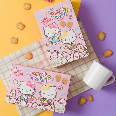 Hello Kitty - Milk Cookies 牛奶小曲奇-盒裝 120g